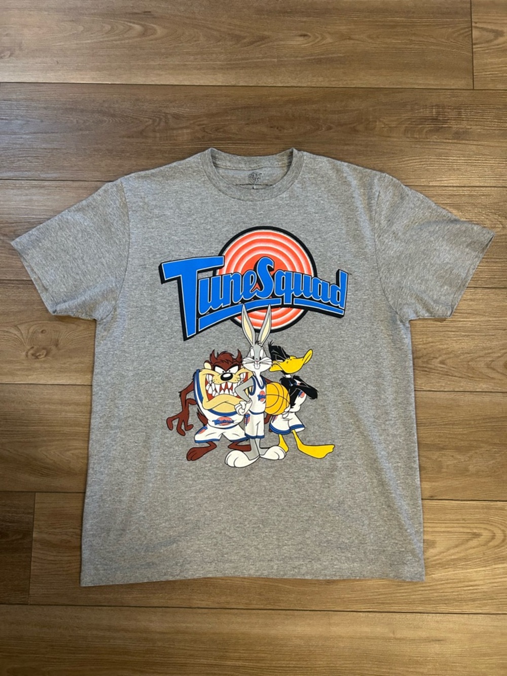 Space Jam Tune Squad Bugs Bunny Graphic Tee Gray Size Large
